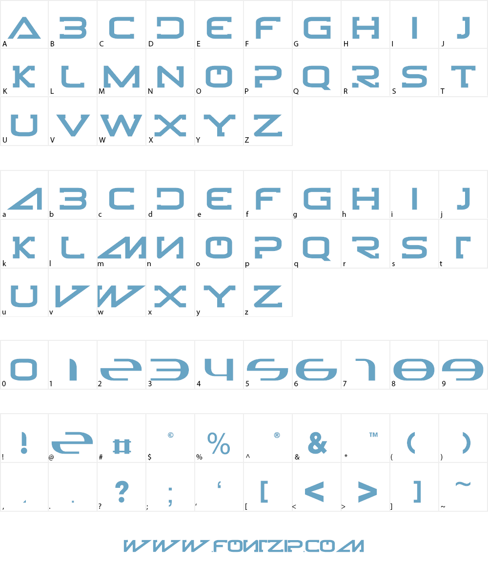 Amvar Font Type Font Character